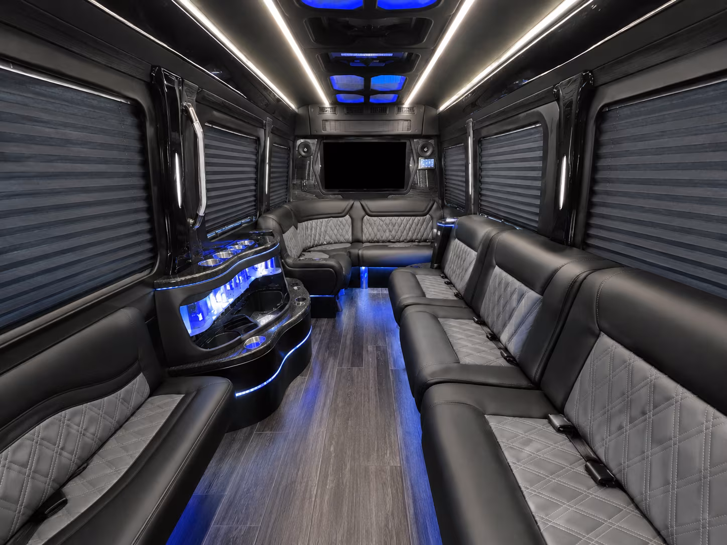 dublin 40 passenger party bus interior