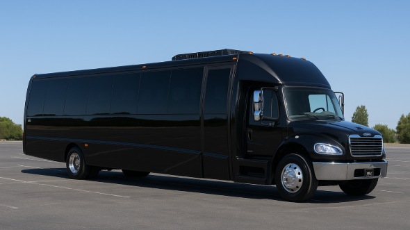 Exterior of Charter Bus Company Livermore's 20 Passenger Mini bus in Livermore
