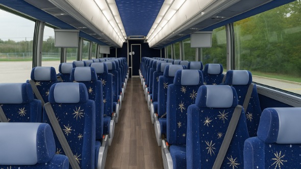 dublin 50 passenger charter bus interior