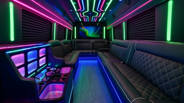 dublin party bus rental inside