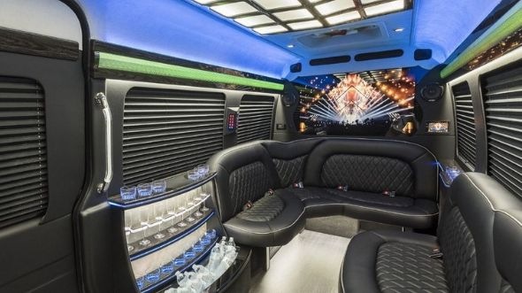 dublin sprinter limo rental inside